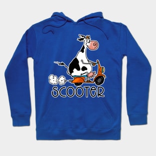 Scooter Cow Hoodie